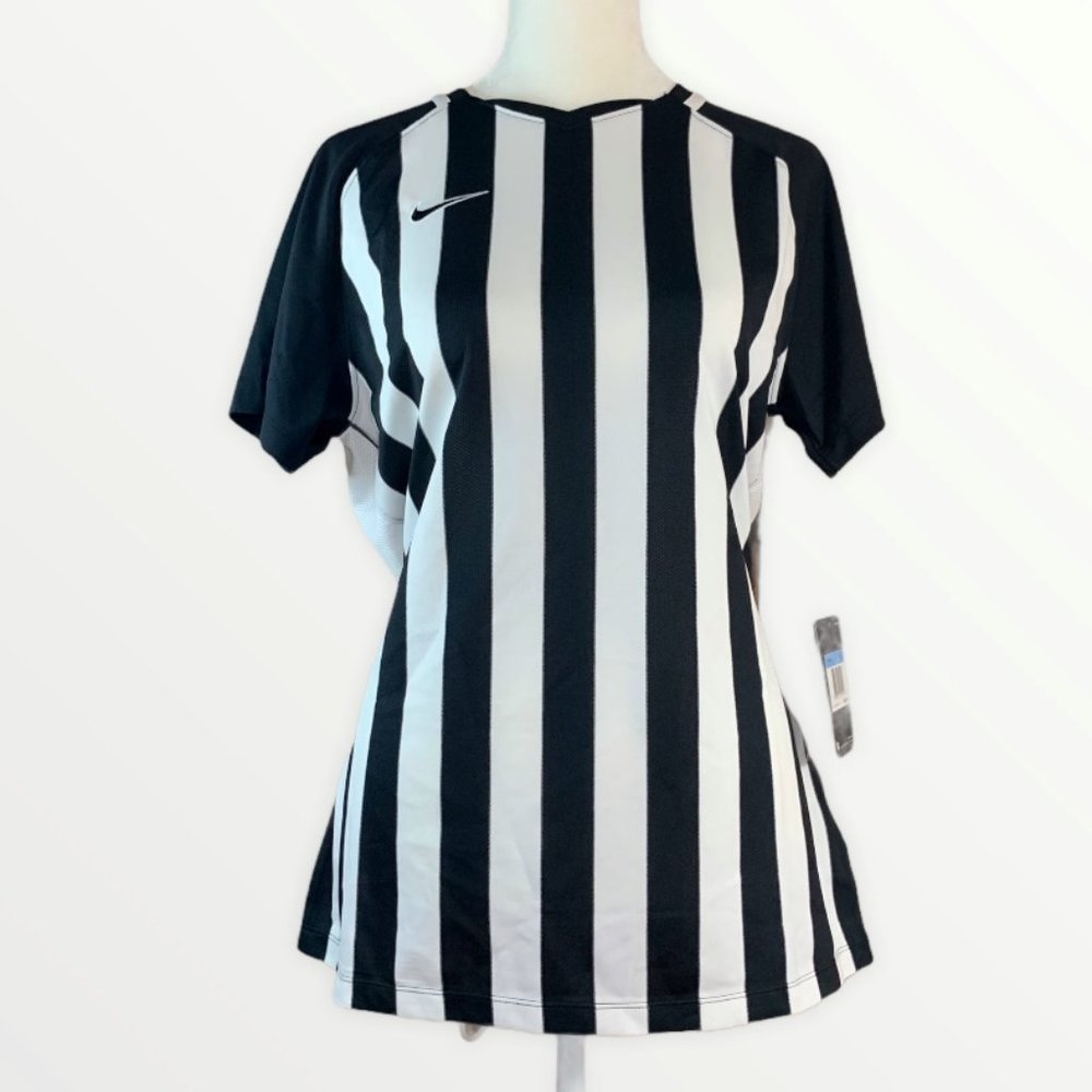 Nike Women Striped Division III Jersey (Size: M)